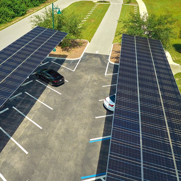 Solar Carporcats und Photovoltaik Überdachungen